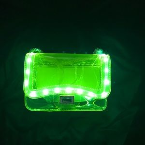 Black flamingo glo bag